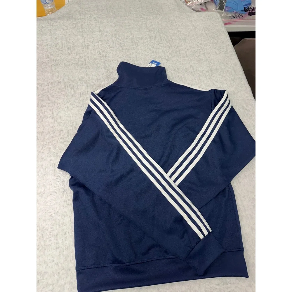 Adidas‎ Originals Funnelneck TT Track Top Night Indigo Navy IZ4805 Mens Size S